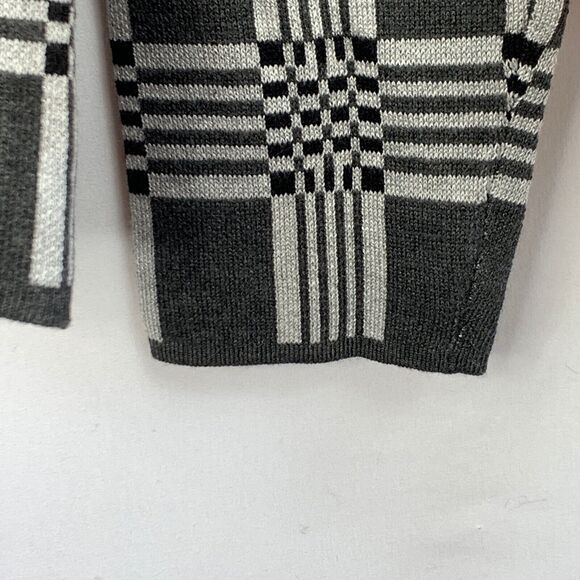 Lety & Me Sweater Women Large Black Striped Crew Neck Long Sleeve Pullover - Picture 3 of 9